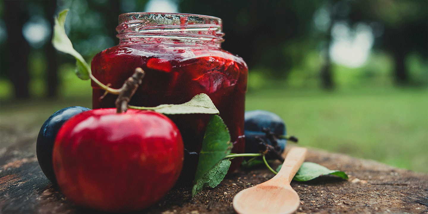 Geleia de Maçã e Ameixa